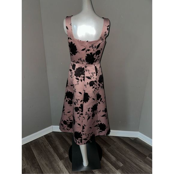 Emilia Wickstead Petrova Floral V-Neck Midi-Dress US 8 $1920 - Picture 11 of 13